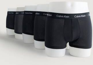 Calvin Klein 5-Pack Boxerkalsonger Low Rise Trunk Svart  Male Svart