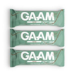 3 X Gaam Soft Bar Toffee