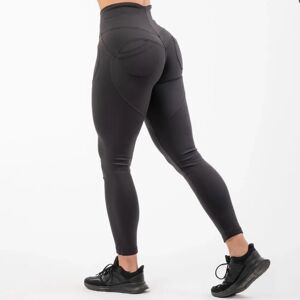 Nebbia High Waist Bubble Butt Lifting Pants Black