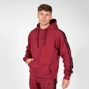 Gorilla Wear Banks Oversized Hoodie Burgundy Red L