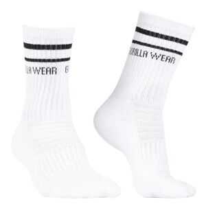 Gorilla Wear Crew Socks White 34-38