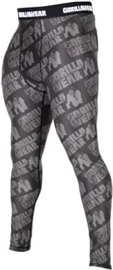 Gorilla Wear San Jose Men's Tights, Black/grey, Xxl