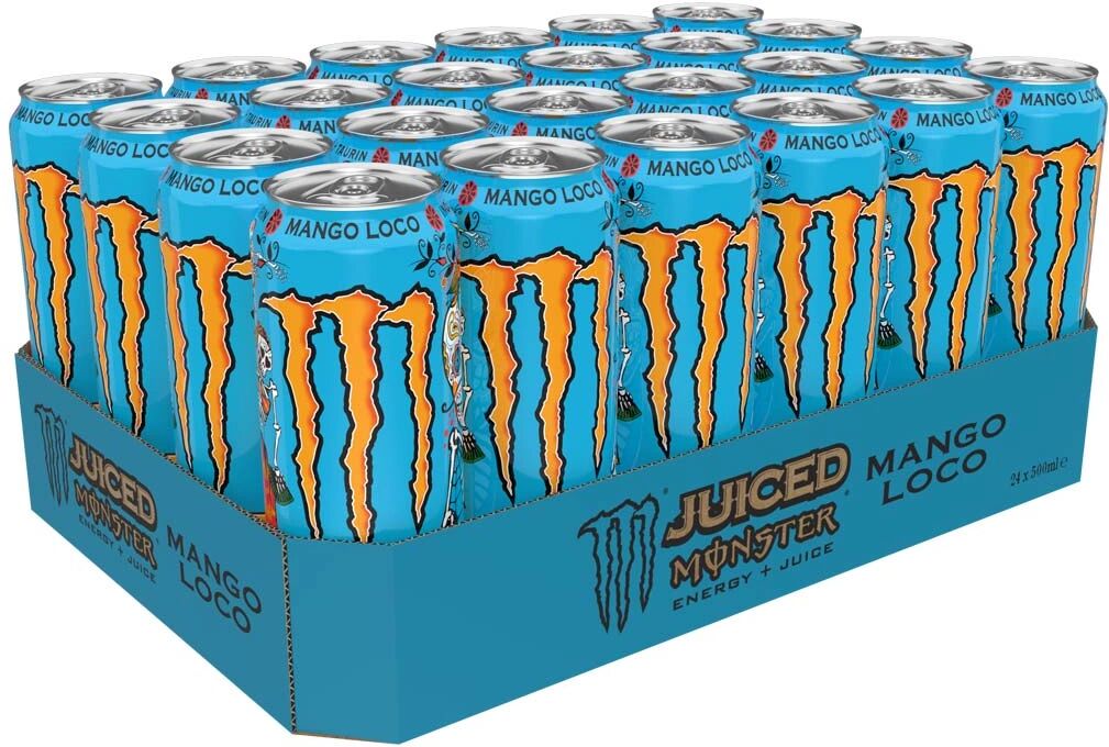 24 X Monster Energy, 500 Ml, Mango Loco