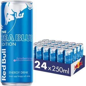 24 X Red Bull Energidryck 250 Ml Sea Blue