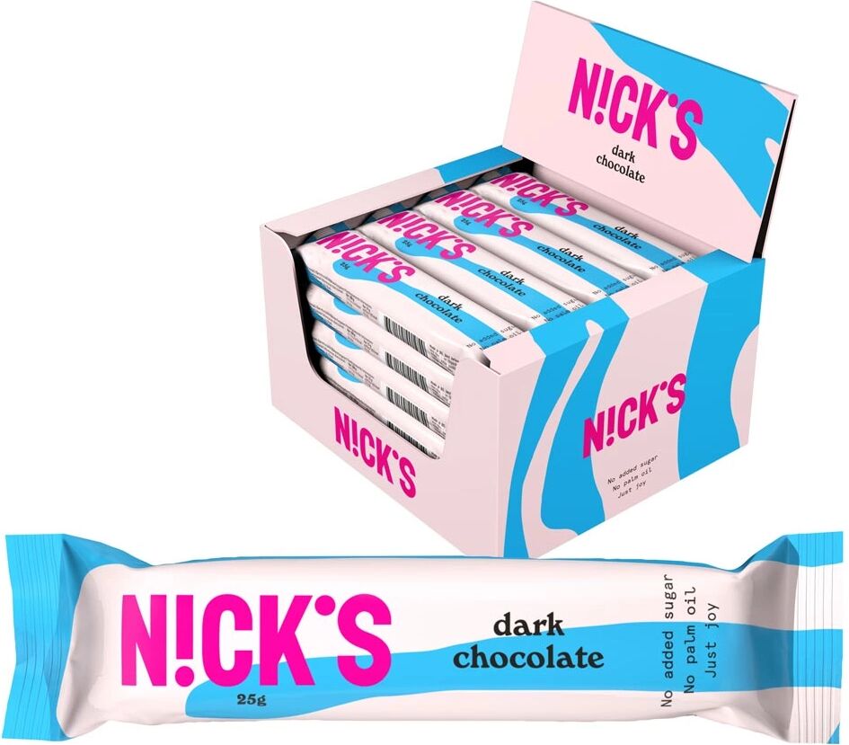 24 X Nicks Dark Chocolate, 25 G