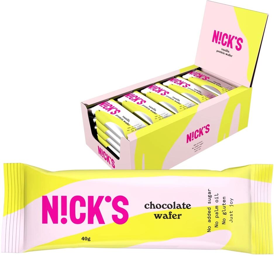 25 X Nicks Chocolate Wafer, 40 G