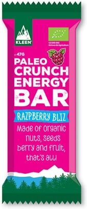 Kleen Paleo Crunch Energy Bar, 47 G, Raspberry Blizz