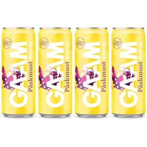 4 X Gaam Energy 330 Ml Påskmust