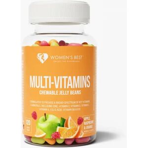 Womens Best Chewable Jelly Bean Multi Vitamins 120 Pcs Apple Raspberry