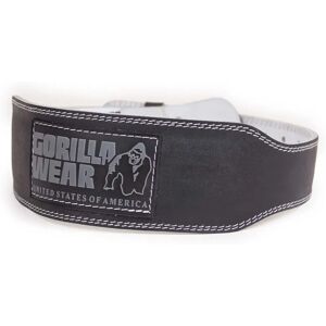 Gorilla Wear 4 Inch Padded Leather Belt Black 2xl/3xl