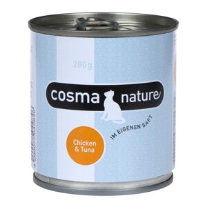 Cosma Ekonomipack: Cosma Nature 12 x 280 g - Kycklingbröst & tonfisk