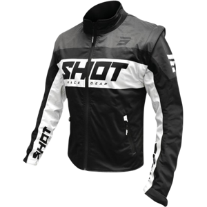 Shot Race Gear Shot Lite 3.0 Endurojacka Svart-Vit