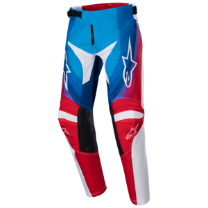 Alpinestars Racer Pneuma Crossbyxor Barn Blå-Mars Röd-Vit