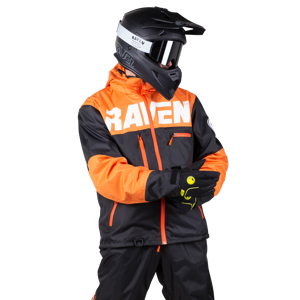 Raven Frontline Jacka Svart-Orange
