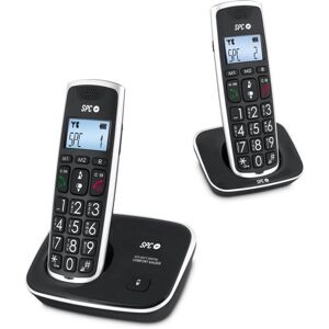 Spc 7609n Dect Duo Telefon Stora Knappar Ag20 Id Lcd E