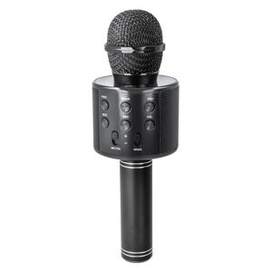 Forever BMS-300 Lite Bluetooth Karaoke-mikrofon med högtalare, Svart