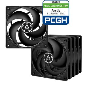 Arctic P12 PWM PST Value Pack Datorväska Fan 12 cm Svart