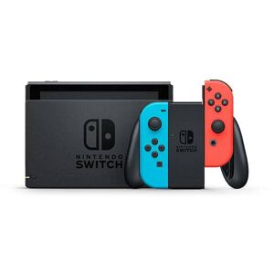 Nintendo Switch Oled 2021 64gb - Neon Blå Och Neon Röd