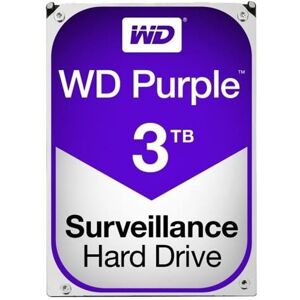 Western Digital Wd Purple Surveillance-Hårddisk Wd30purz - 3 Tb - Intern - 3,5" - Sata 6 Gb/s - 5400 Rpm