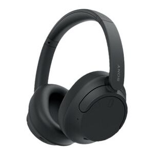 Sony WH-CH720N - Hörlurar med mikrofon - fullstorlek - Bluetooth - trådlös, kabelansluten - aktiv brusradering - 3,5 mm kontakt - svart