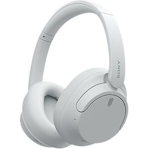 Sony WH-CH720N - Hörlurar med mikrofon - fullstorlek - Bluetooth - trådlös, kabelansluten - aktiv brusradering - 3,5 mm kontakt - vit