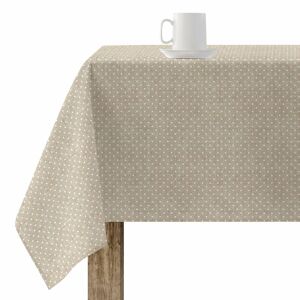 GreatTiger Stain-proof resined tablecloth Belum Plumeti White 250 x 140 cm
