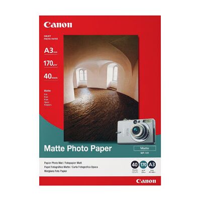 Canon A3 Matte Photo Paper MP-101, 40 ark, 170g/m2 Canon A3 Matte Photo Paper MP-101, 40 ark, 170g/m2