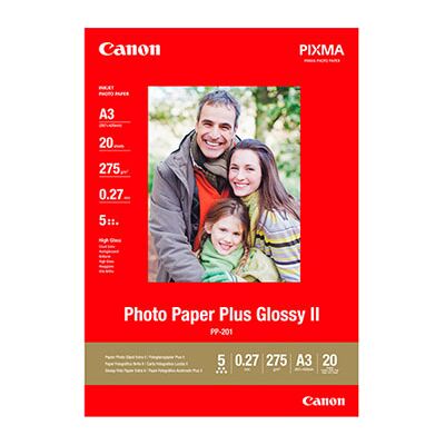 Canon A3 Photo Paper Plus Glossy II, PP-201, 20 ark, 265g/m2 Canon A3 Photo Paper Plus Glossy II, PP-201, 20 ark, 265g/m2