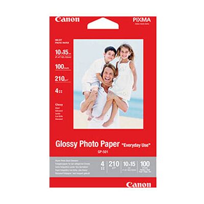 Canon 10x15 Glossy Photo Paper GP-501, 100 ark, 200g/m2 Canon 10x15 Glossy Photo Paper GP-501, 100 ark, 200g/m2