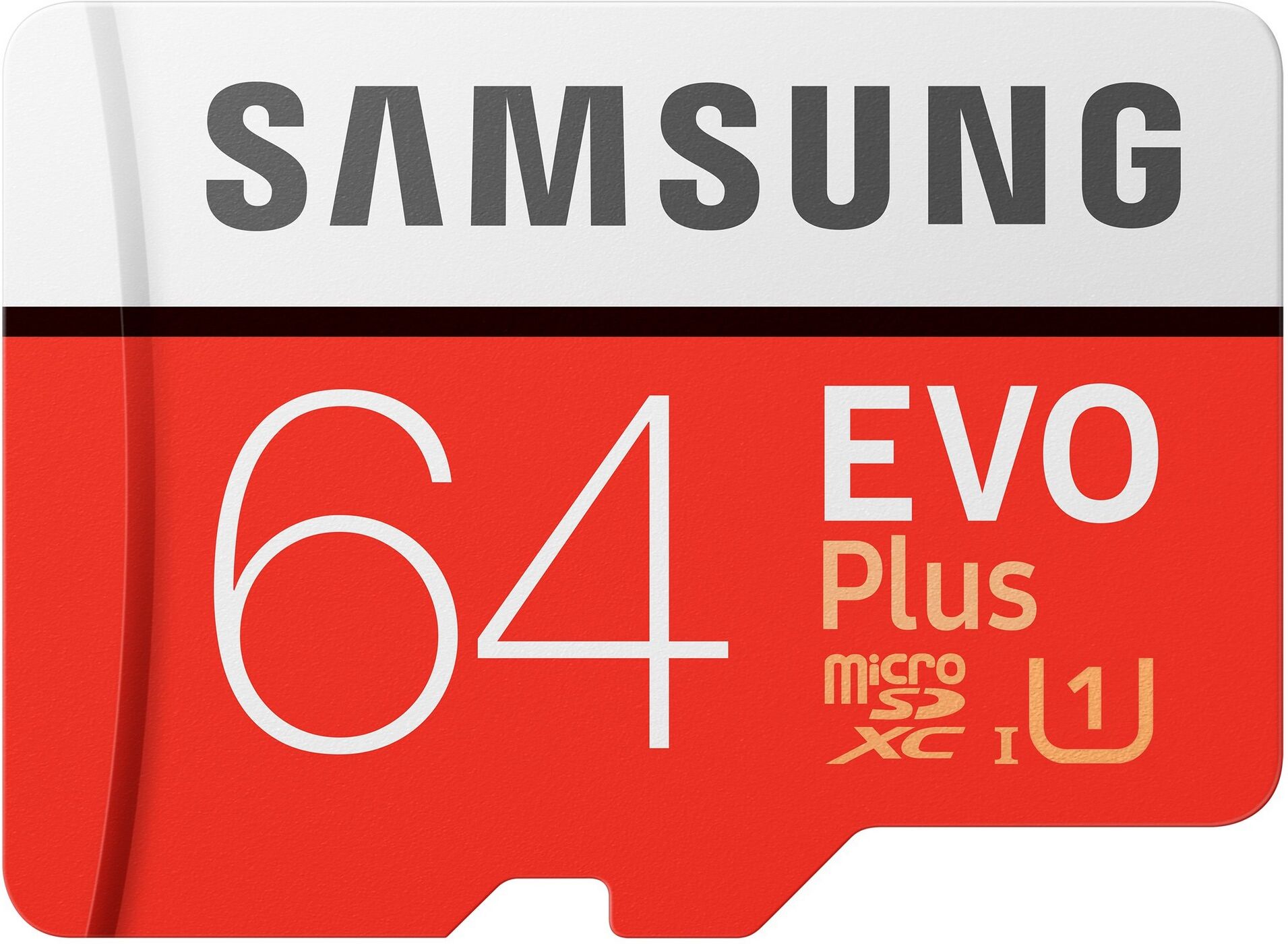 Samsung MicroSD 64GB EVO Plus UHS-I U3, 100MB/s Class 10 Samsung MicroSD 64GB EVO Plus UHS-I U3, 100MB/s Class 10