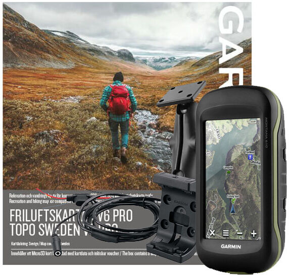 Garmin Montana 610 Skoterpaket Garmin Montana 610 Skoterpaket