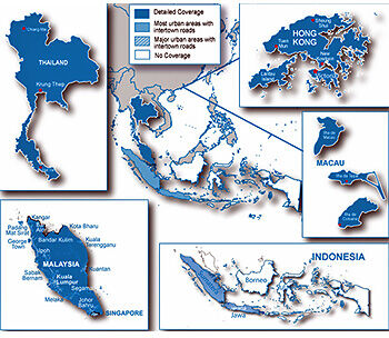 Garmin MapSource NT mSD/SD över Syd-/ Öst-Asien