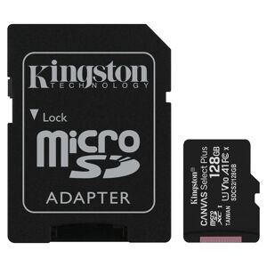 Kingston MicroSDXC Canvas Select Plus 128GB Class 10 UHS-I U3 Class 10 100MB/s
