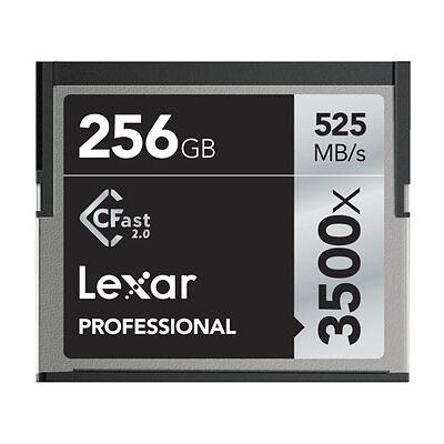 Lexar CFast 2.0 Professional 3500X 256GB, 525MB/s Lexar CFast 2.0 Professional 3500X 256GB, 525MB/s