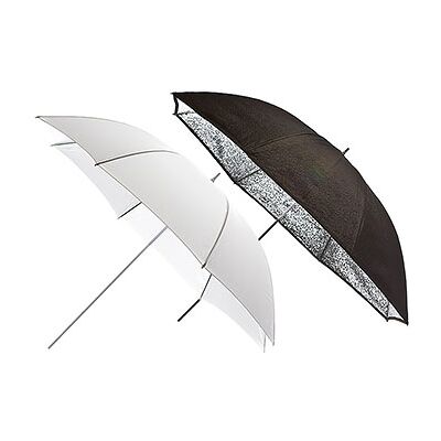 Elinchrom paraplyset silver+ transparent, 83cm diameter Elinchrom paraplyset silver+ transparent, 83cm diameter