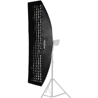 Godox Softbox Bowens Mount + nät 40x180cm - Rektangulär ljusmodifierare Godox Softbox Bowens Mount + nät 40x180cm - Rektangulär ljusmodifierare