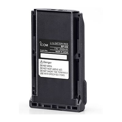 Icom Batteri BP-232WP IP-67 Li-Ion 7,4V 2300mAh Icom Batteri BP-232WP IP-67 Li-Ion 7,4V 2300mAh