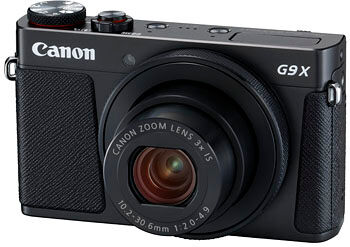 Canon PowerShot G9 X Mark II svart