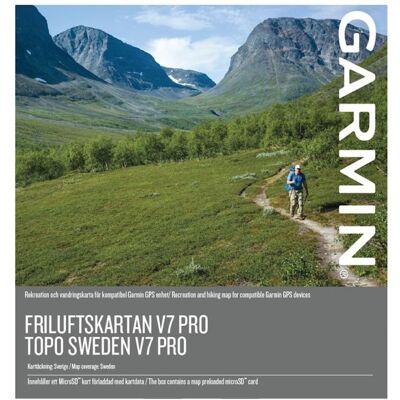 Garmin microSD/SD kort, friluftskartan TOPO Sweden v7 PRO Garmin microSD/SD kort, friluftskartan TOPO Sweden v7 PRO