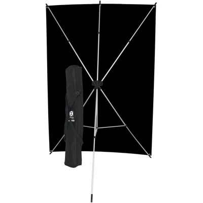 Westcott X-Drop 578K, komplett bakgrunds kit - svart, 1,5 x 2,1m Westcott X-Drop 578K, komplett bakgrunds kit - svart, 1,5 x 2,1m