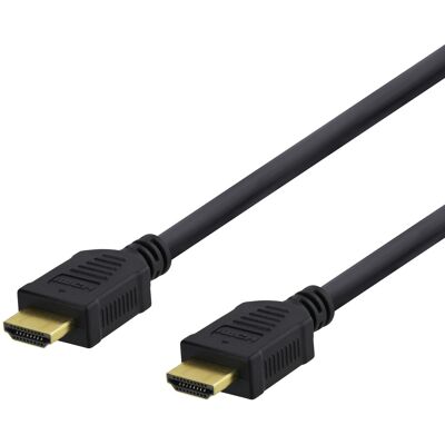 Deltaco HDMI-kabel, A-A-kontakt, Ethernet, 4K, 7 m, svart Deltaco HDMI-kabel, A-A-kontakt, Ethernet, 4K, 7 m, svart