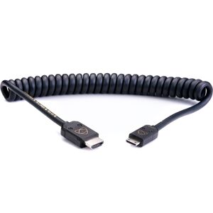 Atomos HDMI-spiralkabel 2.0, standard-mini (A-C), 30-60 cm