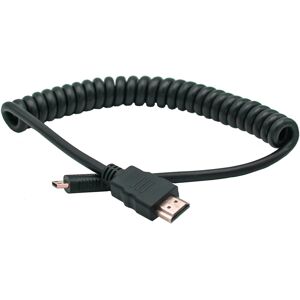 Caruba HDMI-spiralkabel, standard-mini (A-C), 20-40cm