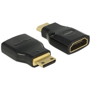 Deltaco HDMI-adapter, A hon-C han(mini)-kontakt, svart