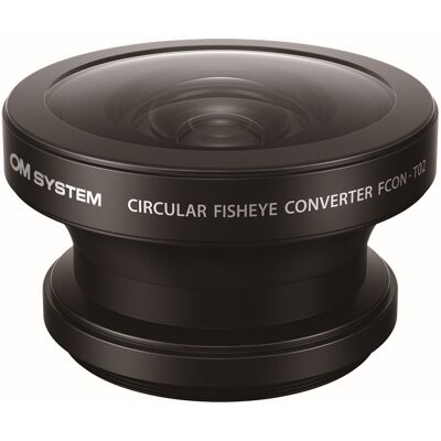 OM System FCON-T02, fisheyekonverter till TG-7 / TG-6 mfl. (kräver adapter CLA-T01) OM System FCON-T02, fisheyekonverter till TG-7 / TG-6 mfl. (kräver adapter CLA-T01)