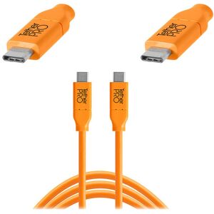 Tether Tools TetherPro USB-C till USB-C, 4,6 meter, orange, USB 3.1