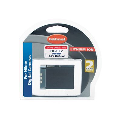 Hähnel HL-EL2 motsvarande Nikon EN-EL2, 1000 mAh Hähnel HL-EL2 motsvarande Nikon EN-EL2, 1000 mAh