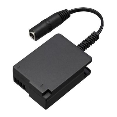 Panasonic DMW-DCC8GU batteridummy/kabel för kameror med batteri DMW-BLC12E Panasonic DMW-DCC8GU batteridummy/kabel för kameror med batteri DMW-BLC12E