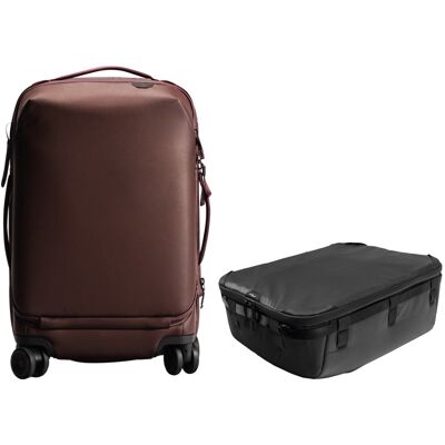 Peak Design Roller Pro Carry-On + Camera Cube v2 X-Large - Röd Peak Design Roller Pro Carry-On + Camera Cube v2 X-Large - Röd