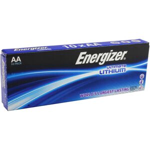 Energizer Ultimate Lithium AA-batteri, 10-pack